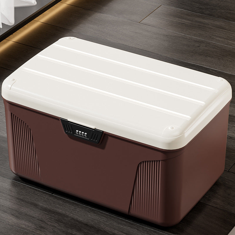 Password Storage Box Privacy File Locked Storage Box Car Household Valuables Storage Box Plastic Finishing Box