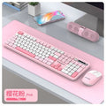 Viper wk500 wireless keyboard and mouse combo - silent keys, cute design, perfect for office, business, and everyday pc use