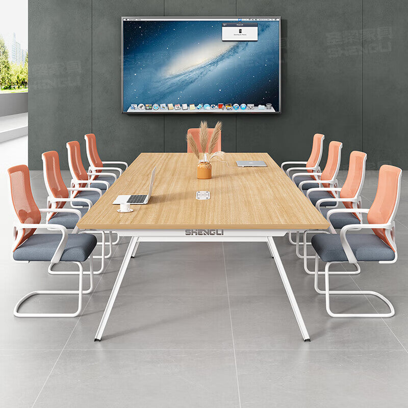 Saint li conference table long table negotiation training table casual conference room meeting table and chair combination