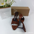 Za2024summernew arrival suede round toe open toe stiletto sandals women's fashioneasiest for matchelegance sheep suede casual