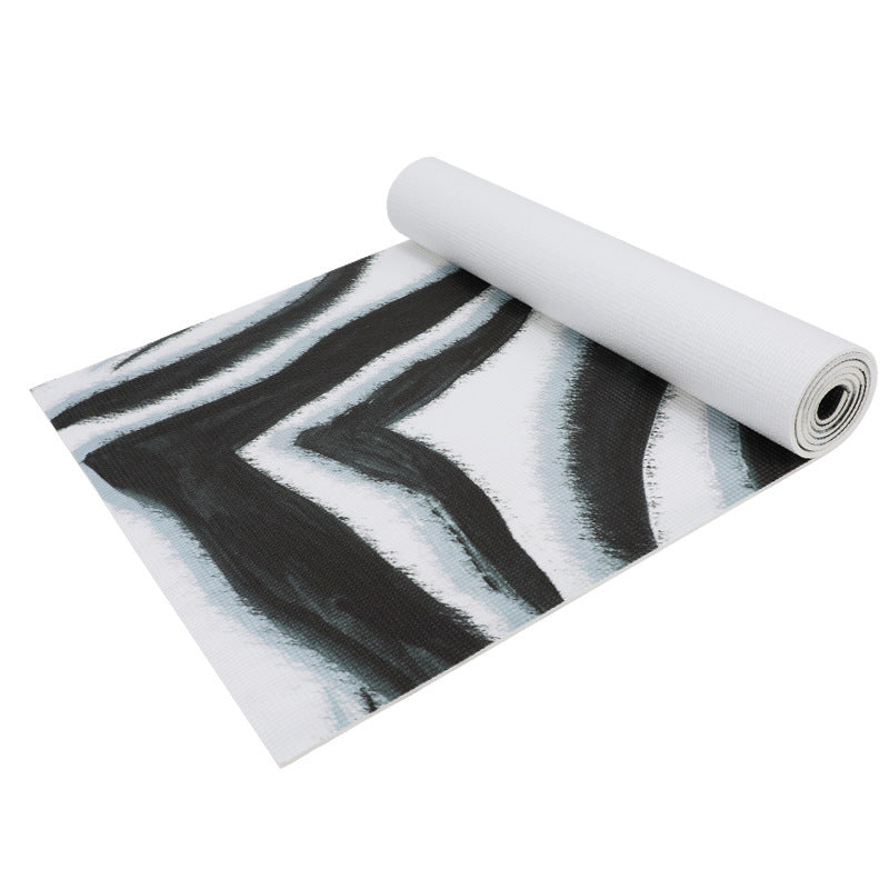 Digital uv printed yoga mat - non-slip, shock-absorbing, sports & fitness, aerobics floor mat - thickened high-density pvc - customizable