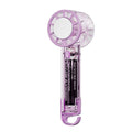 transparent cooling handheld fan for home office desktop usb fan outdoor portable hiking buckle fan