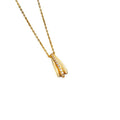 Simpleelegant geometric titanium steel necklace women's earrings niche design classy earrings accessible luxurynew arrival clavicle chain jewelry
