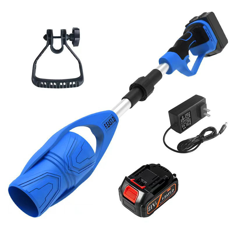 Lithium-ion cordless leaf blower - foldable handheld blower for snow, leaves, and dust - high-power rechargeable