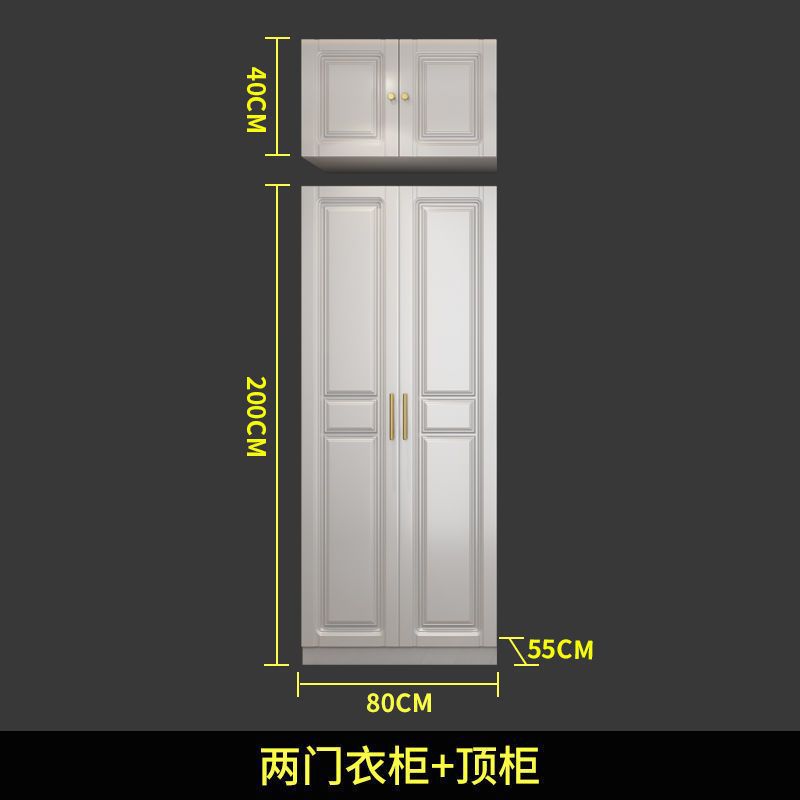 Modern minimalist wardrobe for home bedroom, rental apartment, storage, small apartment cabinet with vanity corner closet