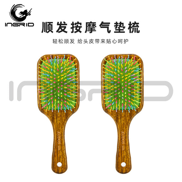 Color comb air cushion comb hair tool scalp hair care large plate comb anti-static curly hair large wave airbag comb