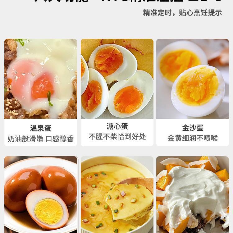 German egg cooker 2025 new model - automatic power-off, home use, compact steamer, fully automatic multifunctional egg cooker