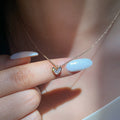 Wholesale alloy heart pendants - european & american cross-border jewelry, exquisite, niche, light luxury, high-end, versatile, diamond-studded necklaces for women