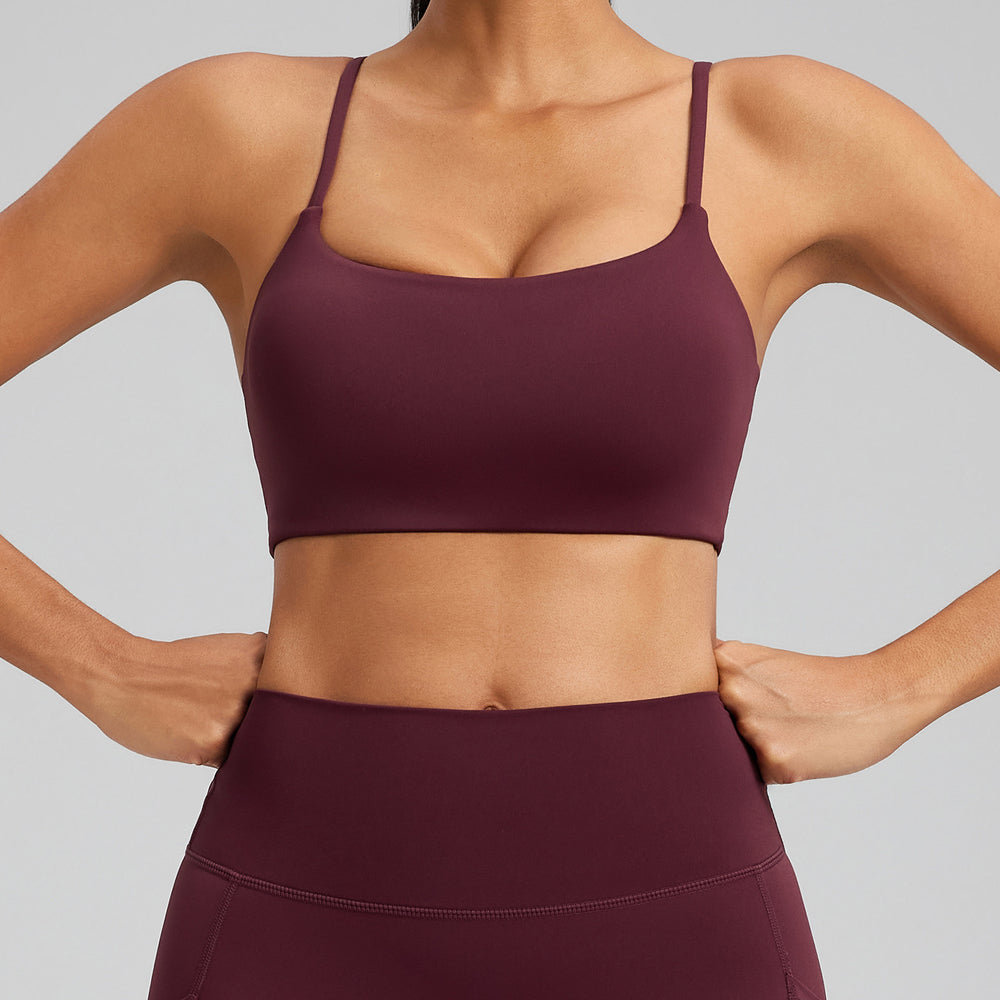 spring/summer new yoga outfit set - outdoor running pocket fitness set - butt-lifting compression sportswear set for women