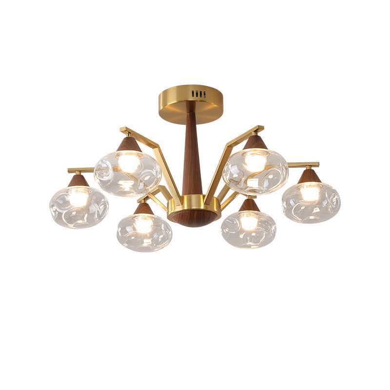 French medieval chandelier living room advanced sense creative bedroom dining room chandelier simple Zhongshan lamps lighting