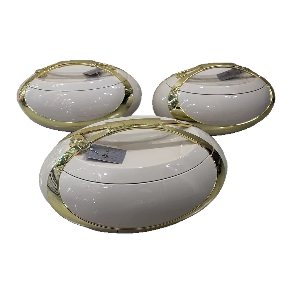Food warmer container 3pcsexport high-end new arrival egg-shaped thermal insulation box 3l-4l-5l