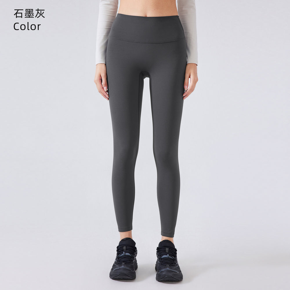 No awkward line, nude-feel yoga leggings for women. fleece-lined, slimming, high-waisted, butt-lifting workout and fitness pants. daw180