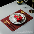 Ceramic marble pattern tableware model room tableware decoration european style western food plate steak plate suit