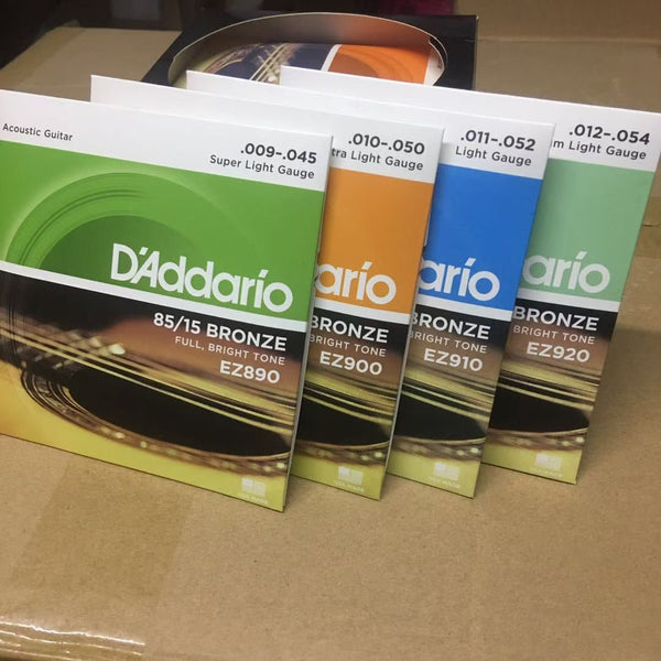 Guitar Strings, Daddario Strings Acoustic Guitar Set of 6 Acoustic Guitar Strings EXP16 Anti-Rust Strings