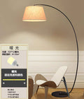 Floor lamp living room sofa next to creative art decoration popular scandinavian sense of designaccessible luxury cloth cover fishing lamp