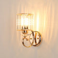 Nordic light luxury wall lamp modern living room tv background wall light aisle bedroom bedside minimalist led crystal wall sconce