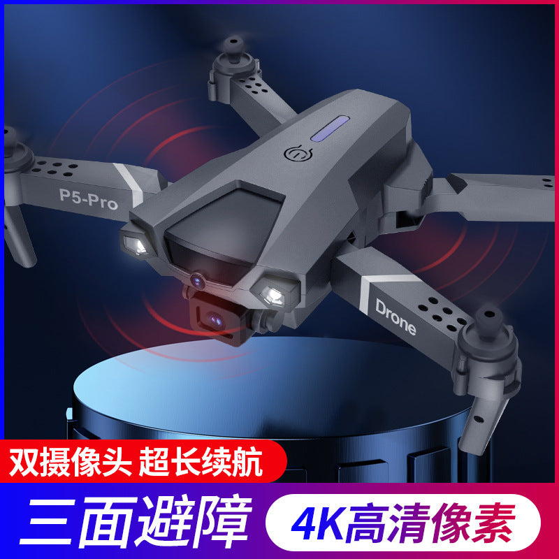 new product p5 drone: obstacle avoidance, foldable quadcopter, 4k dual camera aerial photography, remote control aircraft, model toy