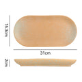12inch x oval plate