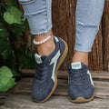 Casualretro soft bottom german training shoes for women 2026 summernew arrivaleasiest for matchthick sole sneakers color matching tie backwhite shoes