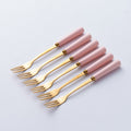 Pink gold cross