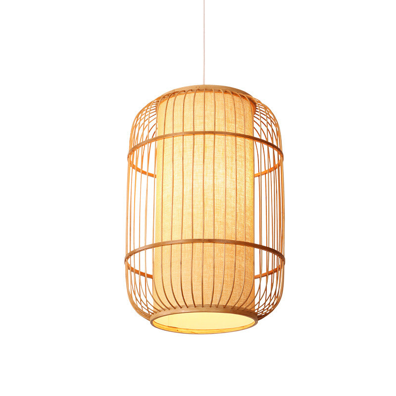 Manufacturer Home Furnishing Bamboo Chandelier Living Room Chinese Tea Room Restaurant Hotel Aisle Tatami Tea House Lighting Energy Saving