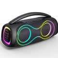 6762 oem customized clear single hand-held rgb active subwoofer conference audio karaoke speaker subwoofer