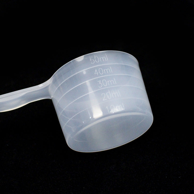 Beauty tool mask bowl stick spoon three-piece set plastic stirring stick 50ml measuring spoon with scale individually packaged