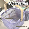 Multifunctional milk purple ruisato cut out storage basket ins high value desktop for home miscellaneous basket storage storage box