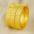 middle eastern gold-plated women's bangle luxury jewelry designer indian bracelet african arabian wedding