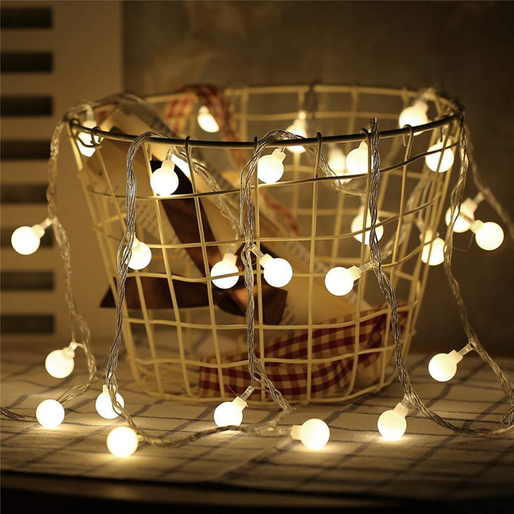 Lanterns Outdoor camping Ambient light string Arrangement tent canopy decorative lights Round ball light string Flashing lights String lights Full sky
