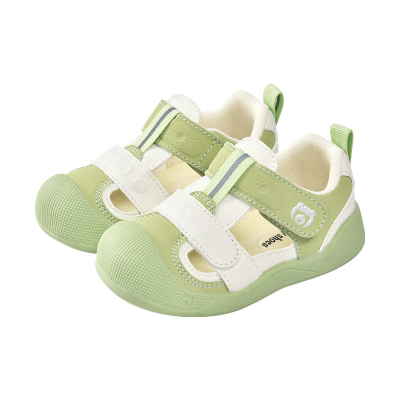 Summer new arrivals: baby boys' first walker sandals, infant soft-soled functional cartoon shoes, toddler footwear for ages 1-3