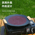 Korean style hexagram cassette oven baking pan outdoor camping non-stick pan medical stone square barbecue pan for home barbecue pan