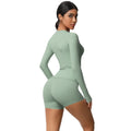 new arrival: seamless, barely-there long-sleeve t-shirt yoga set - quick-dry, breathable, outdoor running & fitness apparel