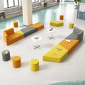 Office sofa irregular shape training institution patchwork sofa reception rest area business reception casual sofa sf-06