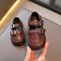 spring new girls' single shoes - korean style fashionable versatile children's leather shoes - princess shoes - trendy casual shoes