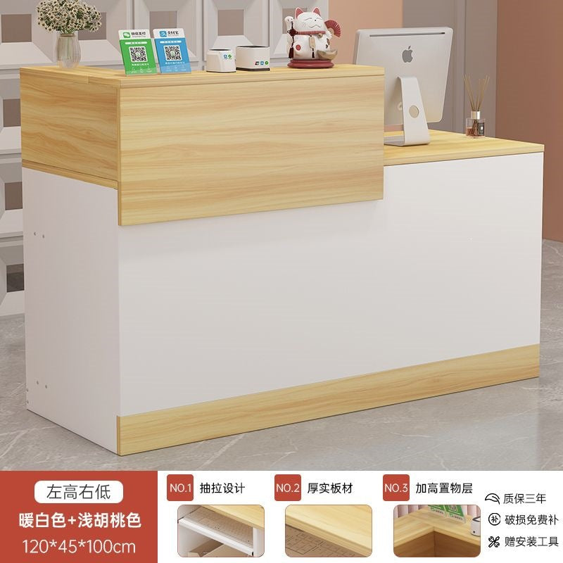 Cashier counter modern casual store small popular clothing store counter front bar table beauty salon reception desk