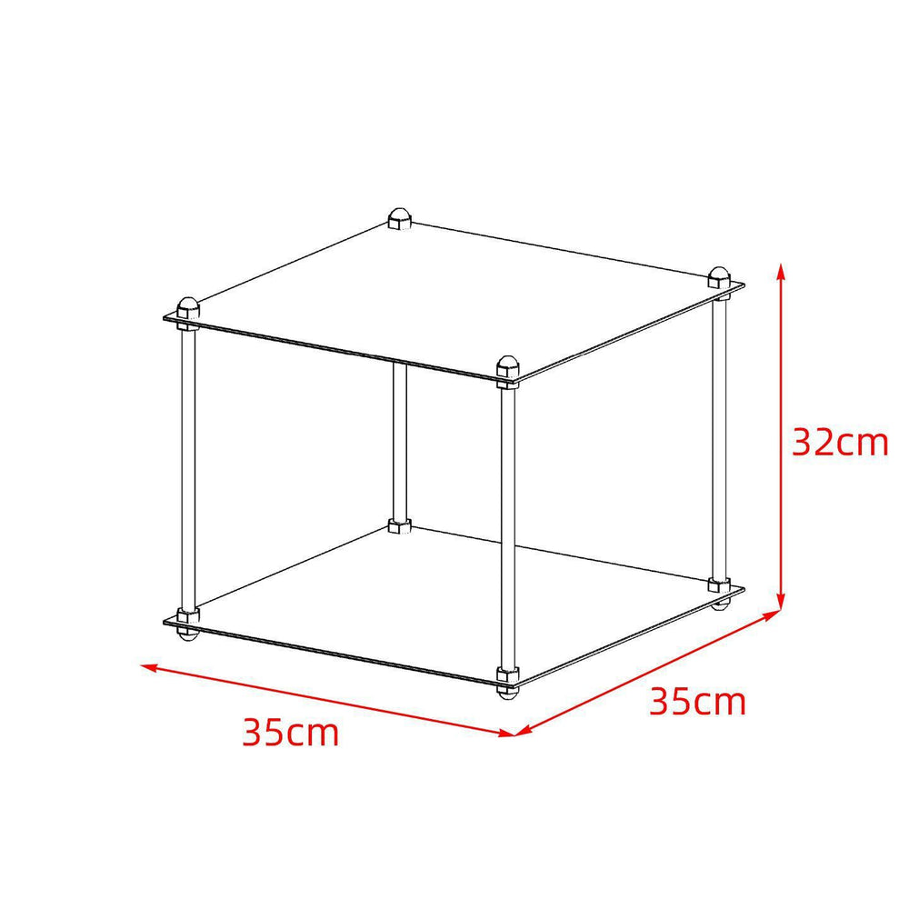 Bauhaus minimalist stainless steel side table coffee table floor-standing multi-tier storage rack metal style display shelf organizer