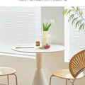 Cream style french garden table dining table small apartment for home slate table and chair combination accessible luxury reception negotiation balcony table