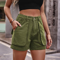 Ebay european and american women's clothing cross-border foreign trade  new elastic waist american workwear denim casual shorts