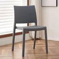 Nordic backrest chair plastic dining chair modern thickened minimalist stackable backrest chair casual restaurant chair wholesale