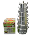 1set cross-border factory direct sales tableware aluminum pot household aluminum pot aluminumpot new arrival curling edge 5-piece set for commercial use