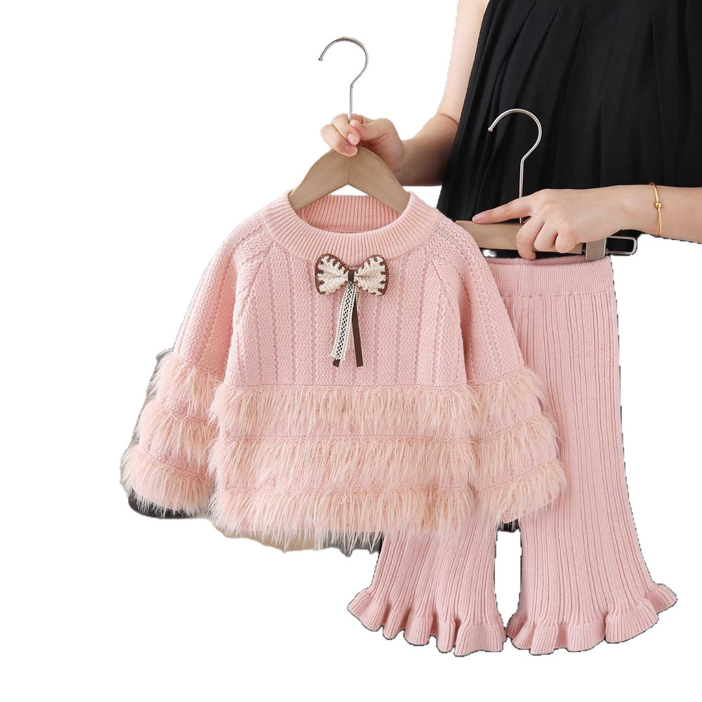 Girls' sweater: new  autumn/winter collection - bestselling knitted sweater for little girls, toddler & kids, fleece-lined & thickened princess outfit