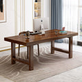 Minimalist living room modern home desktop study table solid wood table executive desk writing desk computer desk extra thick office desk