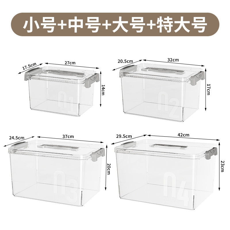 Household storage box Large cosmetics sundries storage box Thickened plastic bed bottom storage box Factory wholesale