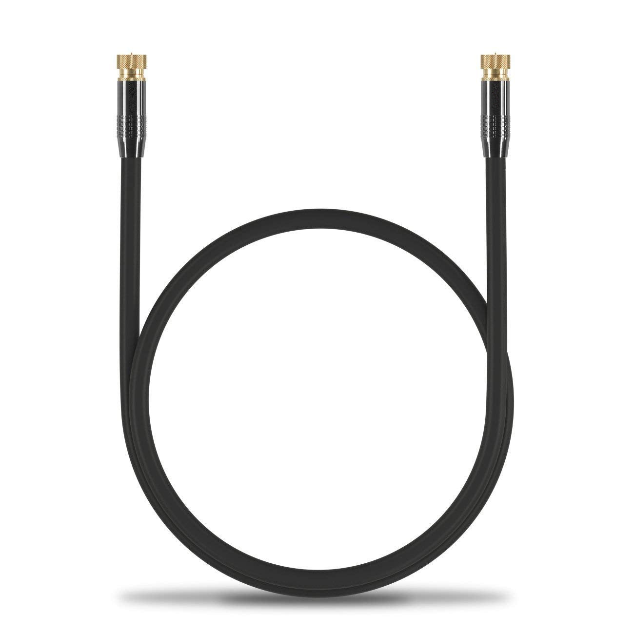 High quality cable digital TV high definition set top box TV signal cable double head inch thread F head