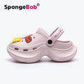 Spongebob squarepants platform clogs - women's 2025 new summer collection - outdoor, non-slip, beach sandals, height-increasing slides