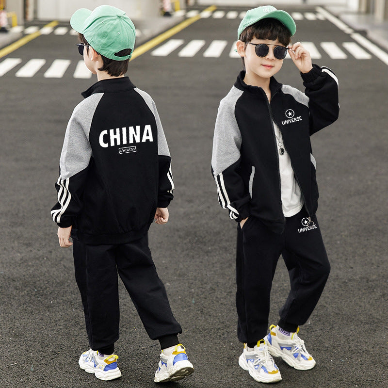 Boys' spring outfit set: new  collection - stylish spring clothes for boys, ages 6-12, trendy spring/autumn apparel