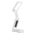 Wholesale smart digital display foldable desk lamp - dimmable, color temperature adjustable, rechargeable/plug-in, eye protection lamp - ideal for student dorms and bedside use