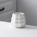 Luxury pearl fruit picks ceramic storage jar creative fork spoon home stainless steel fruit fork set wholesale