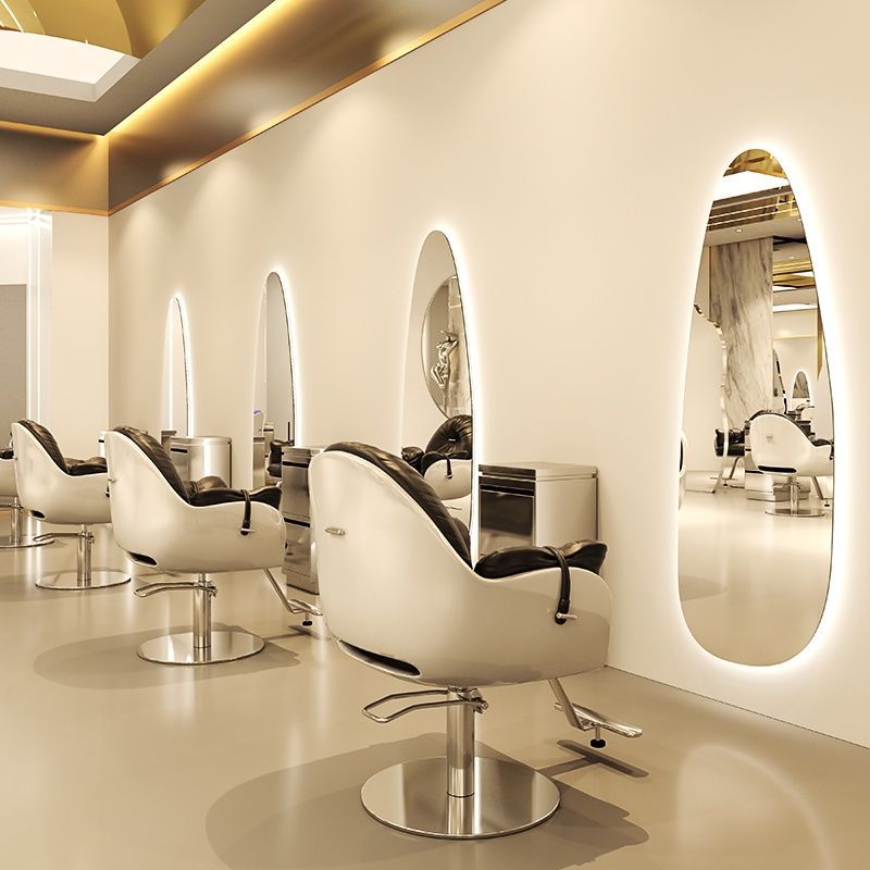 Hairdressing shop mirror table popular perm and dye hanging mirror hair salon special beauty mirror floor-standing hair cutting mirror hair salon special mirror